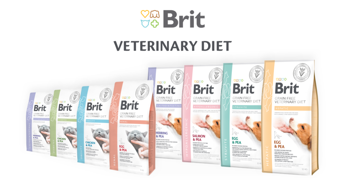 Brit, dietas veterinarias sin cereales