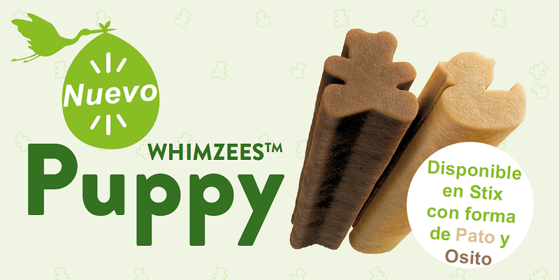 Puppy, la gama de Whimzees, para los cachorros de la casa