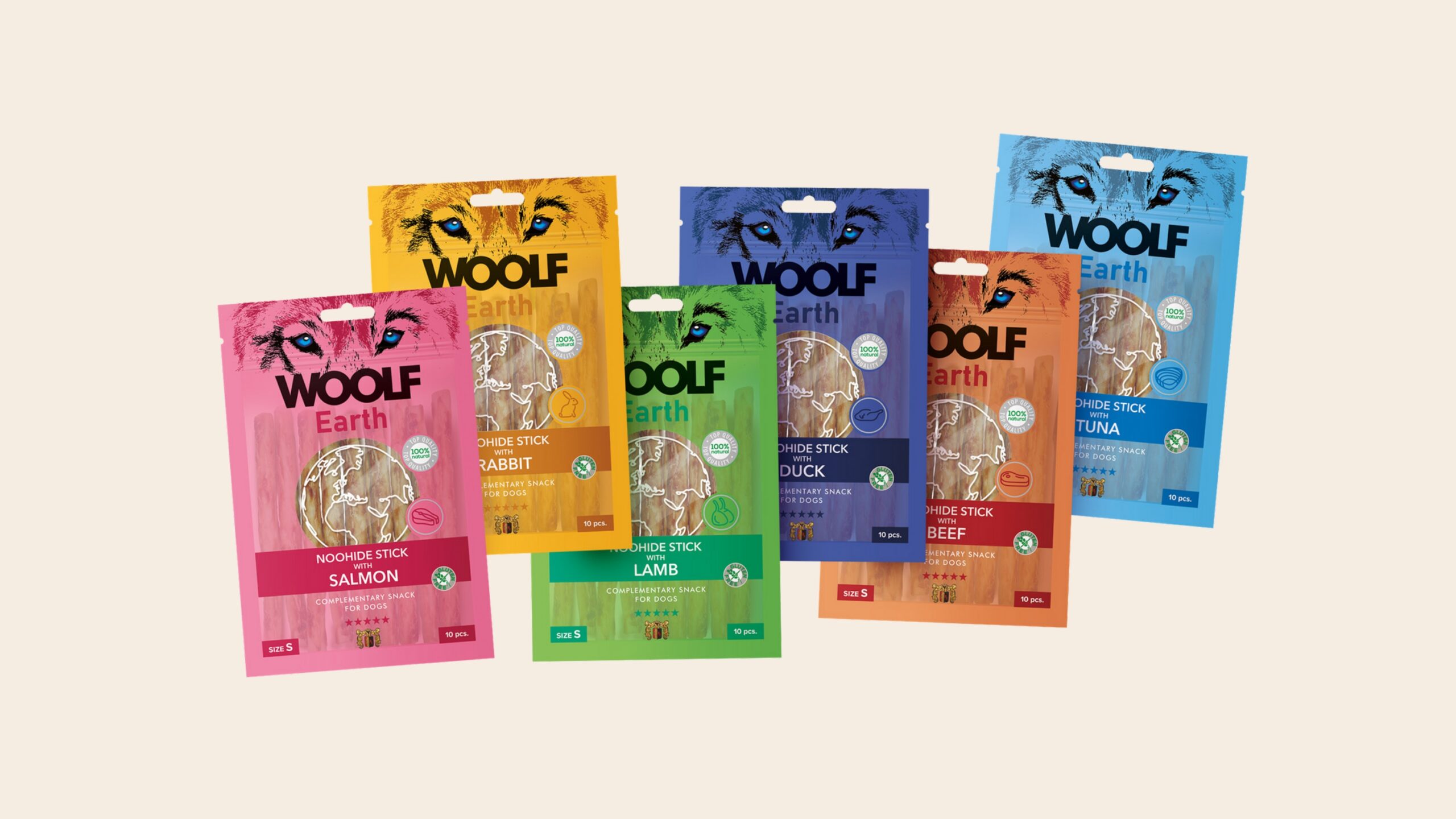 ¡Woolf Earth,  así se llama la nueva gama que acaba de lanzar Woolf Snacks para perros!
