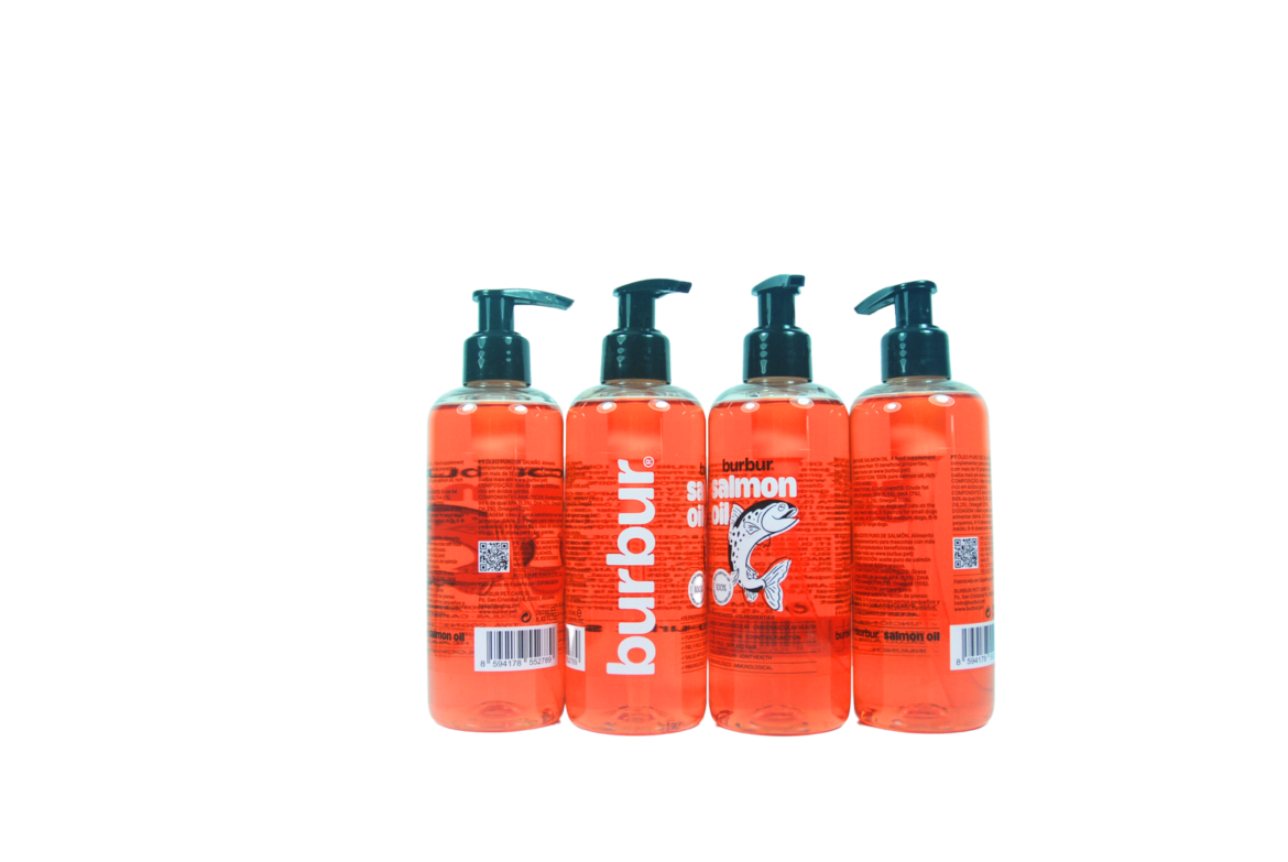 Aceite de salmón burbur