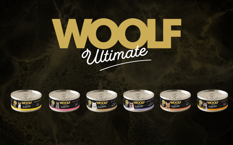 ¡Descubre la novedosa línea de alimentación para gatos con Woolf Ultimate !